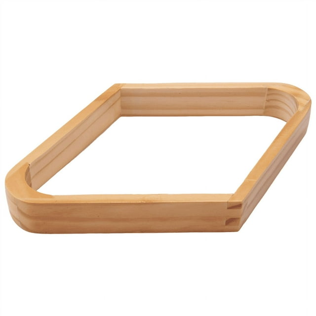 Wooden Billiard Ball Rack Billiard 8-Ball Triple-cornered Rack and 9-Ball Diamond Billiard Rack for Billiard Pool Table