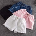 thumbnail image 3 of UAYOTSE Girls Summer Shorts Pants for Toddler Kids 2T 3T 4T 5T Summer Casual Pull on Cotton Shorts Baby Elastic Waist Short,Sizes 18-24 Months, 3 of 3