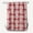 Ligonberry Red, variant on Simply Daisy Pineapple Pattern Ocean Teal 70" w x 73" h Polyester Shower Curtain, Ocean Teal