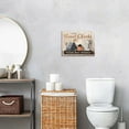 thumbnail image 5 of Bathroom Decor Wall Art Funny Bathroom Toilet Signs Hummingbirds Pictures Canvas Painting Print Wall Decor Modern Home Artwork for Bathroom Bedroom Living Room 16"x12", 5 of 6