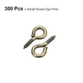 thumbnail image 3 of Tornillo ojo Unique Bargains 300uds 4x8x1mm Bronce Tono para Joyería, 3 of 5