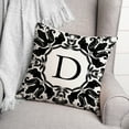 thumbnail image 3 of Creative Products D Monogram 18x18 Indoor / Outdoor Pillow, 3 of 3