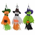 thumbnail image 5 of Halloween Decor - Household Pendant - 3 Dolls - 3Pcs Halloween Decoration Hanging Pumpkin Windsock Pendant for Patio Garden and Holiday Decorations, 5 of 9