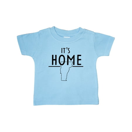 

Inktastic It s Home- State of Vermont Outline Gift Baby Boy or Baby Girl T-Shirt