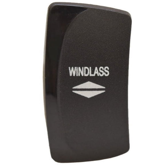Carling Boat Rocker Switch Cover |  Windlass Black Actuator