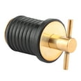 thumbnail image 3 of Tapón de drenaje de latón y goma de 1 pulgada, accesorios marinos TwistIn para casco, Livewell, barco, sentina, travesaño, Seawall, Baitwell, 3 of 14