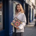 thumbnail image 6 of FORMRS 15-15.6 inch Laptop Sleeve Case Soft Carrying Quilted Computer Bag Cover, Colorful Floral Pattern, 6 of 7