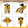 thumbnail image 4 of Fedpow Wings of Fire Dragon Wings Dragon Plush Stuffed Animal Plushies Toys Cute Fire Dragon Stuffy Figure Gift for Kids Boys Girls Fans(Yellow), 4 of 12