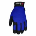 thumbnail image 4 of Clarino Synthetic Leather Palm Mechanics Gloves, X-Large, Blue/Black, Pair | Bundle of 5, 4 of 4