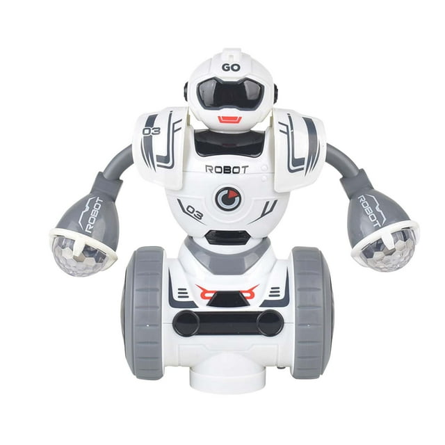 A Model A Interactive Dancing Robot Toy With Lights Music 360 Degree Rotation Smart Stem Educational Toy For Kids Boys Electronic Gadget