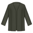thumbnail image 4 of cfhntfmh Plus Size Cardigan for Women Fashion Long Sleeve Open Front Jackets Fall Baggy Lounge Cropped Cardigans, 4 of 5