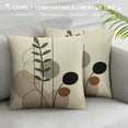thumbnail image 3 of COMIO  Throw Pillow Covers Home Decor Pillow Cases Decorative Outdoor Cushion Couch Sofa Pillowcases Botanical Boho Plant Natural Leaf, 3 of 5