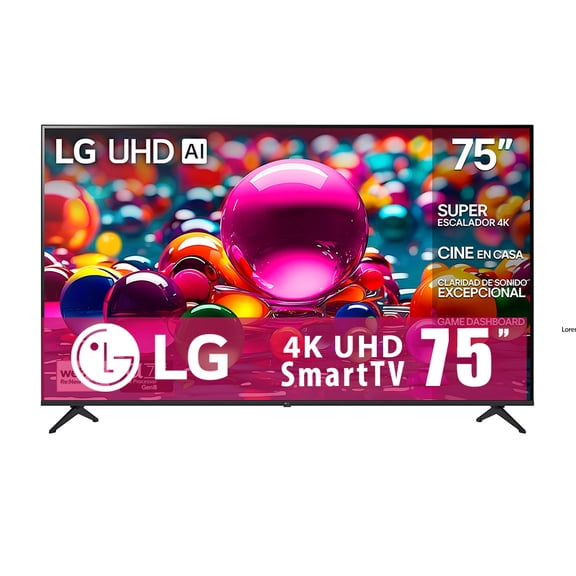 TV LG 75 Pulgadas UHD AI UA75 4K SMART TV 75UA7500