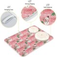 thumbnail image 4 of Dish Drying Mat 16x18 For Kitchen Counter Christmas Tree Pizza Lights Star Absorbent Dishes Drainer Rack Mats Microfiber Reversible Dish Drying Pad Fast Dry Kitchen Accessories, 4 of 6