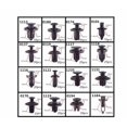 thumbnail image 1 of Sujetadores de automóviles, paneles de puertas, hebillas, piezas de automóviles, 3 capas LingWen 9024715702227, 1 of 1