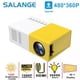 thumbnail image 2 of Salange J9Pro Mini proyector LED Home Media Player Audio Portable Proyectors 480x360 píxeles compatible con 1080P HDMI USB Video Beamer Tan Jianjun unisex, 2 of 2