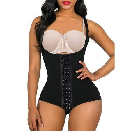 

Shapewear for Women Tummy Control Breasted Fajas Post Surgery Compression Body Shaper with Open Crotch