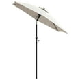 thumbnail image 5 of vidaXL Garden Umbrella Sand white and dark gray, 5 of 59