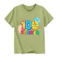thumbnail image 3 of Kukoosong 100 Days for School Graphic T-Shirt Toddler Boys or Girls Crewneck Tee with Short Sleeves, Sizes 2-3T, 3 of 6