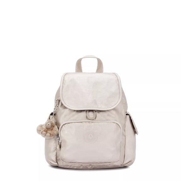 Kipling Women's City Pack Mini Metallic Fashion Backpack Water Resistant