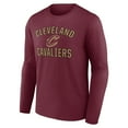 thumbnail image 2 of Men's Wine Cleveland Cavaliers Victory Arch Team Long Sleeve T-Shirt, 2 of 3