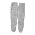 thumbnail image 2 of Thigh High Socks over Knee Boot Socks Stocking Winter Long Plush Leg Warmers Grey, 2 of 7