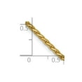 thumbnail image 2 of 14k Yellow Gold Solid Lobster Claw Closure 1.9mm Round Sparkle Cut Wheat Chain Necklace 18 Inch - Chain Necklace for Wom, 2 of 2