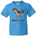 thumbnail image 3 of Inktastic Limb Loss Awareness Amputee Rex with Prosthetic Leg Youth T-Shirt, 3 of 5