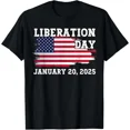 thumbnail image 1 of Journée de Libération Journée de Libération 20 Janvier Design T-Shirt Unisexe, 1 of 4