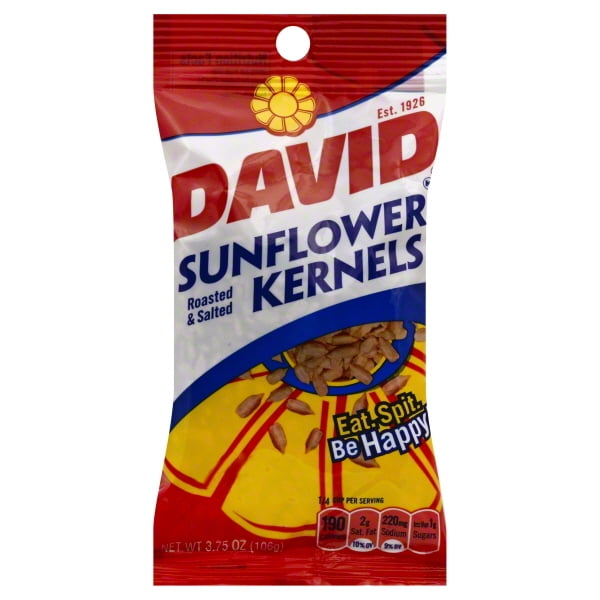David Roasted & Salted Sunflower Kernels, 3.75 Oz.