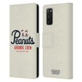 thumbnail image 1 of Head Case Designs Officially Licensed Peanuts Varsity Sports Boston Grounds Crew Leather Book Wallet Case Cover Compatible with Samsung Samsung Galaxy S20 / S20 5G, 1 of 1