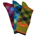 thumbnail image 5 of Sierra Socks Men's Dress Casual 3 Pair Pack Combed Cotton Crew Argyle Socks (Shoe Size 8-12), 5 of 20
