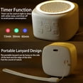 thumbnail image 4 of GJX Portable Sound Machine for Baby Sleep,26 White Noise Sound Machine,9 Color,Timer & Memory Function White Noise Sound Machine for Baby Adults,Office,Privacy Hotel (Mini), 4 of 7