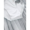thumbnail image 5 of YONGHS Girls Shiny Sequins Sleeveless Ballet Leotard Tutu Dress Skirt Ballerina Princess Costume White 10, 5 of 7