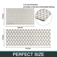 thumbnail image 7 of White Bigfoot and Pine Tree Pattern Kitchen Rugs Sets Of 2,Anti Fatigue Kitchen Mat Rugs Non Slip Washable,Decorative Kitchen Floor Mats for Kitchen,Sink,Laundry,17"x30"+17"x47", 7 of 7
