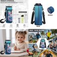 thumbnail image 7 of KUIFORTI Pink Axolotl School Bag with Lunch Bag, 4 Piece Kids Backpack Set for Girls Elementary Middle School, Fashion Bookbag with Pencil Pouch Water Bottle Sleeve Back to School Essentials, 7 of 7