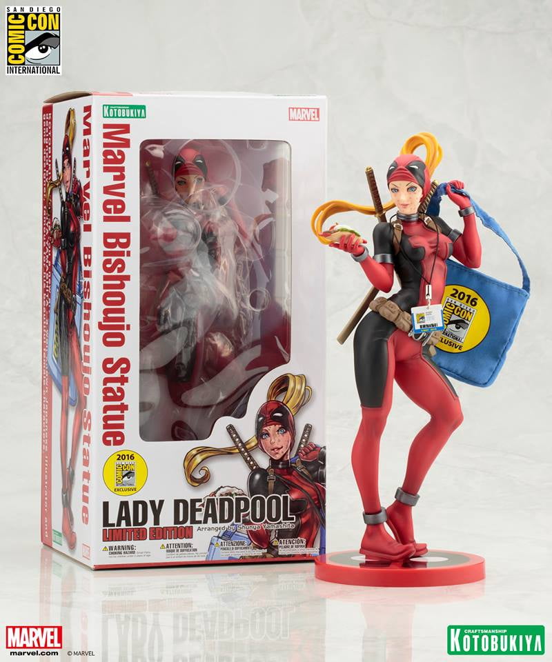 MARVEL LADY DEADPOOL SDCC16 EXCLUSIVE BISHOUJO STATUE