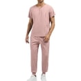 thumbnail image 5 of Garbnen Men and Women Scrub Set Unisex Stretch Zipper Short Sleeve Top and Elastic Waist Pant Nurse Uniforms Set with Pocket, 5 of 5