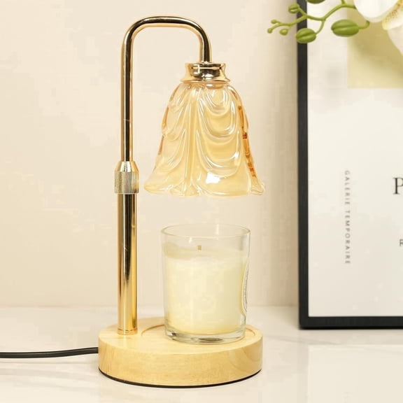 HomWamee Adjustable Height  Dimmable Candle Warmer Lamp with Timer, Mom Womens Gifts Unique Home Decor
