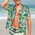 thumbnail image 7 of Fuzoiu Succulents 1 Print Hawaiian Shirt for Men, Summer Beach Casual Short Sleeve Button Down Shirts, Men’s Beach Summer Shirts with Pocket,XX-Large, 7 of 7