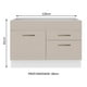 thumbnail image 2 of Mueble de Cocina 120 x 60 cm 1 Puerta 2 Cajones (Sin Tablero) Agata Madesa BC, 2 of 5
