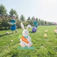 thumbnail image 3 of High - Quality Wooden Easter Bunny Egg Ground Insert Decorations - Create a Festive Yard Atmosphere, 3 of 6
