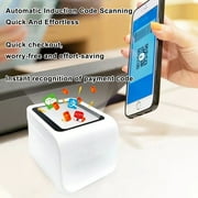 Scanner,Wired Bar Code Scanner Mobile Payment Code Box Usb Payment Code Box Retail Store Restaurant Usb Wired Bar Qr Scanner Mobile Payment Code Supermarket Retail Store Box Usb Wired -white