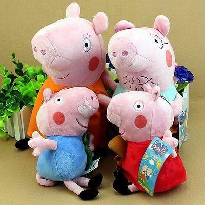 large peppa pig stuffed animal