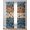Navy Blue, variant on Purple Brown Sheer Curtains 84 Inch Length 2 Panels Set for Living Room/Bedroom, Rustic Farmhouse Dog Paw Vintage Kitchen Curtains Grommet Semi-Sheer Curtains Drapes Voile Window Treatments 42"x84"x2