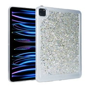 TECH CIRCLE Glitter Case for iPad (6th/5th Generation) 9.7" - Durable Soft Silicone Simple Sparkle Cover Slim Thin Lightweight Bling Case for 2018/2017 Release iPad 6th/5th Generation (Gold)