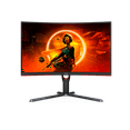 thumbnail image 2 of AOC CQ27G3Z 27" Curved Gaming Monitor, QHD 2560x1440, 1000R VA, 240Hz, FreeSync Premium, Black, 2 of 5