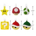 thumbnail image 4 of Mini décorations Hallmark de Noël, Super Mario, Nintendo, en plastique incassable, ensemble de 6, 4 of 6