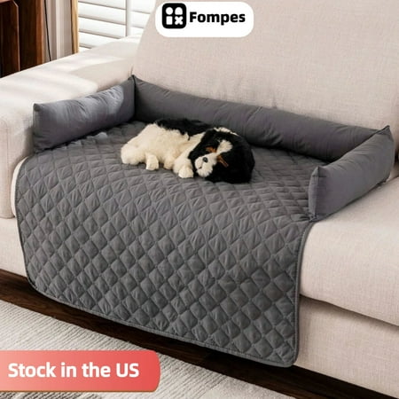 Fompes Dogs/Cats Bed Mats Dog Pad Washable Removable Couch Cover Waterproof Cozy Mat for Pets Couch Protector Perfect for Small Medium and Large Dogs and Cats