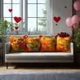 thumbnail image 6 of HUGNEO 14x14 Inch Cute Pet Heart Pillow Cover, Puppy Cat Decorative Cushion Case for Sofa Bedroom, No Insert, 6 of 8